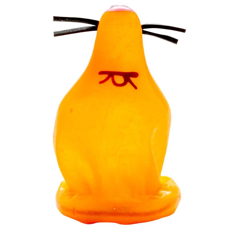 RUČNO OSLIKANI NOVITET KONDOMI LISICA