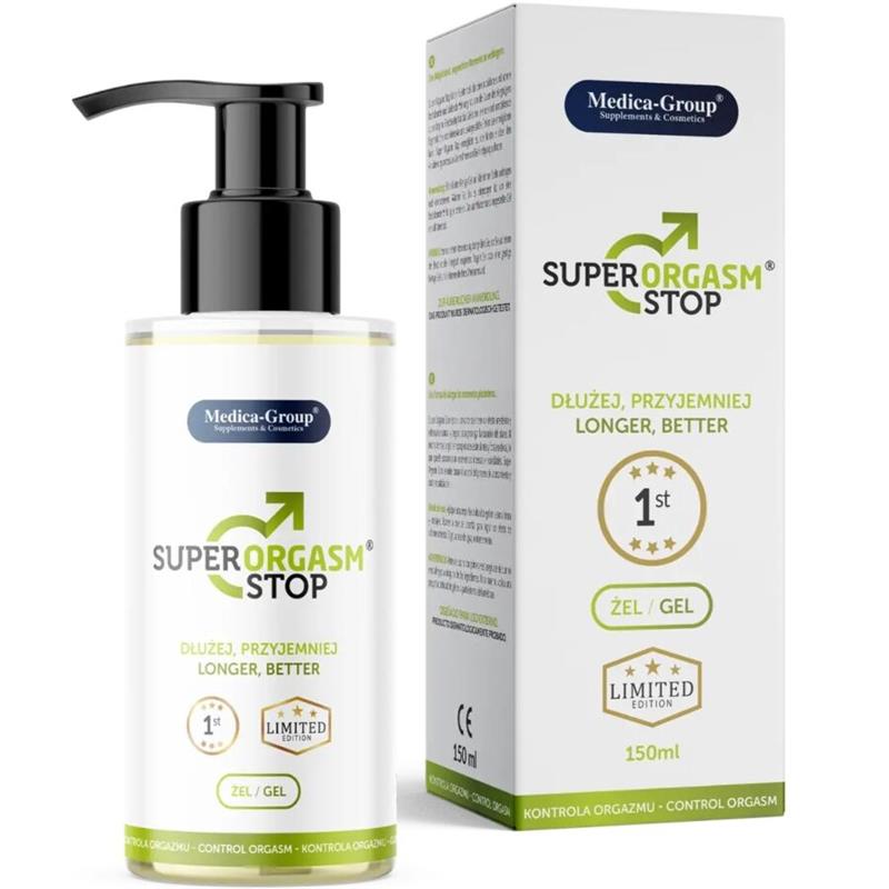 SUPER ORGASM STOP INTIMATE GEL FOR MEN 150 ML