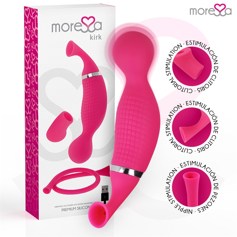 KIRK DUO STIMULATING WAVES + RECHARGEABLE PREMIUM SILICONE MULTI-FUNCTION MASSAGER