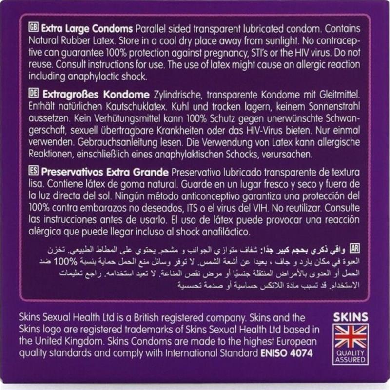 EXTRA LARGE PREMIUM CONDOMS PACK 4