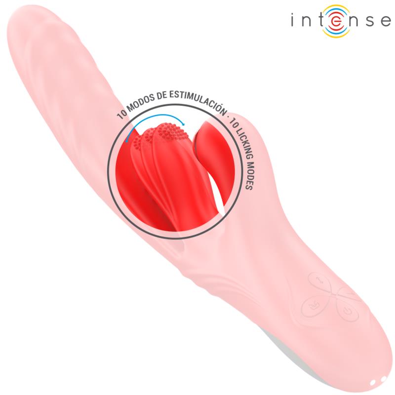 ROSALIA MULTIFUNKCIONALNI VIBRATOR 3 U 1 CRVENI