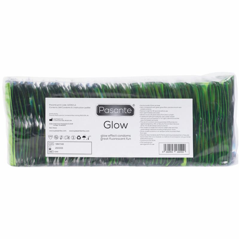 GLOW CONDOMS BAG 144 UNITS