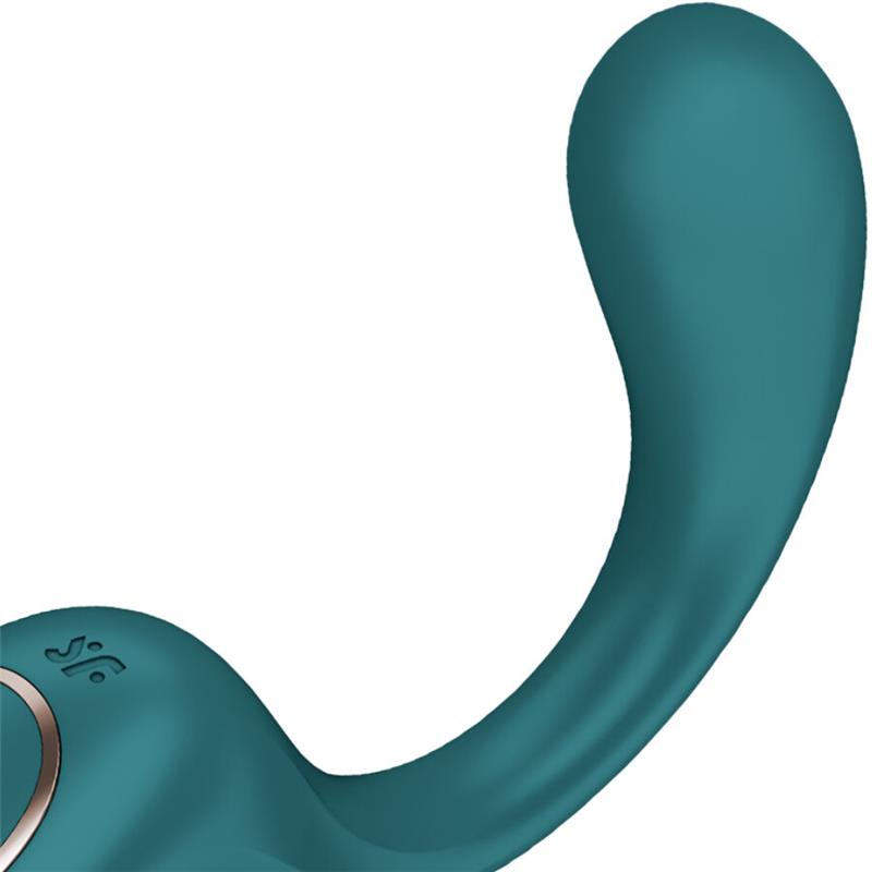 G FOR GODDESS 2 RABBIT VIBRATOR BOTTLE GREEN