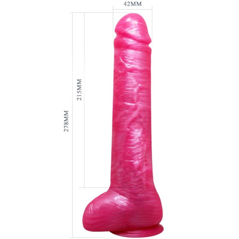 REALISTIC PINK DILDO DONG WITH SUCTION CUP