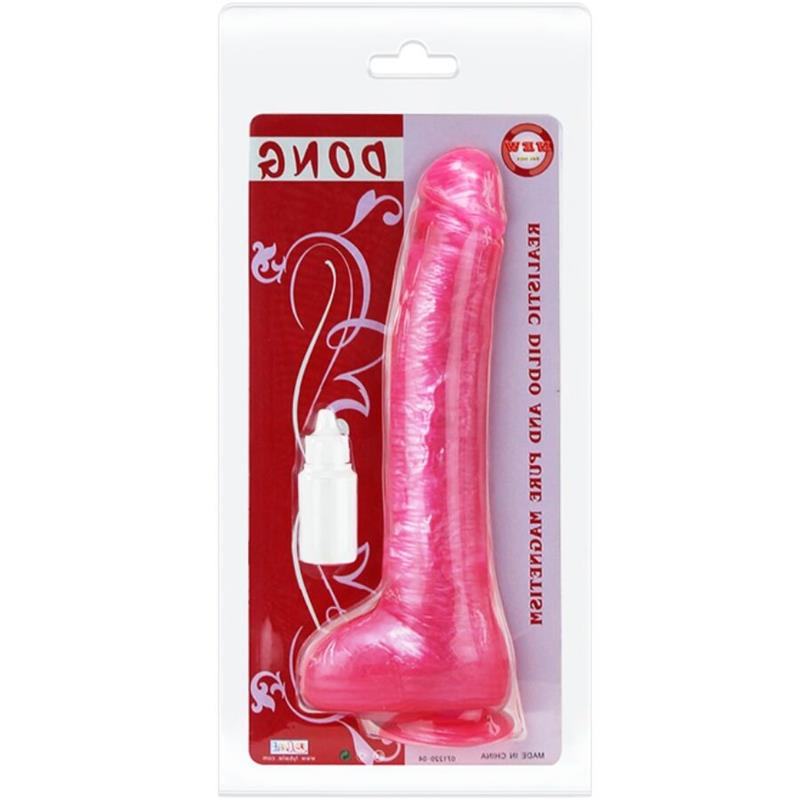 REALISTIC PINK DILDO DONG WITH SUCTION CUP