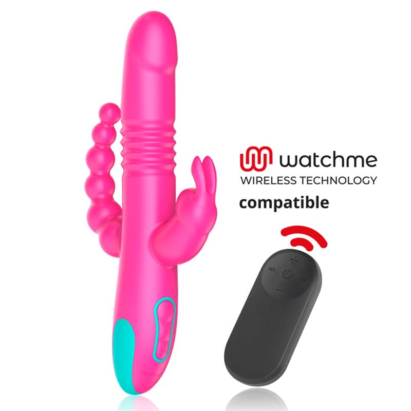 DONALD TRIPLE STIMULATION: ANAL, G-SPOT & CLITORAL WATCHME WIRELESS TECHNOLOGY COMPATIBLE