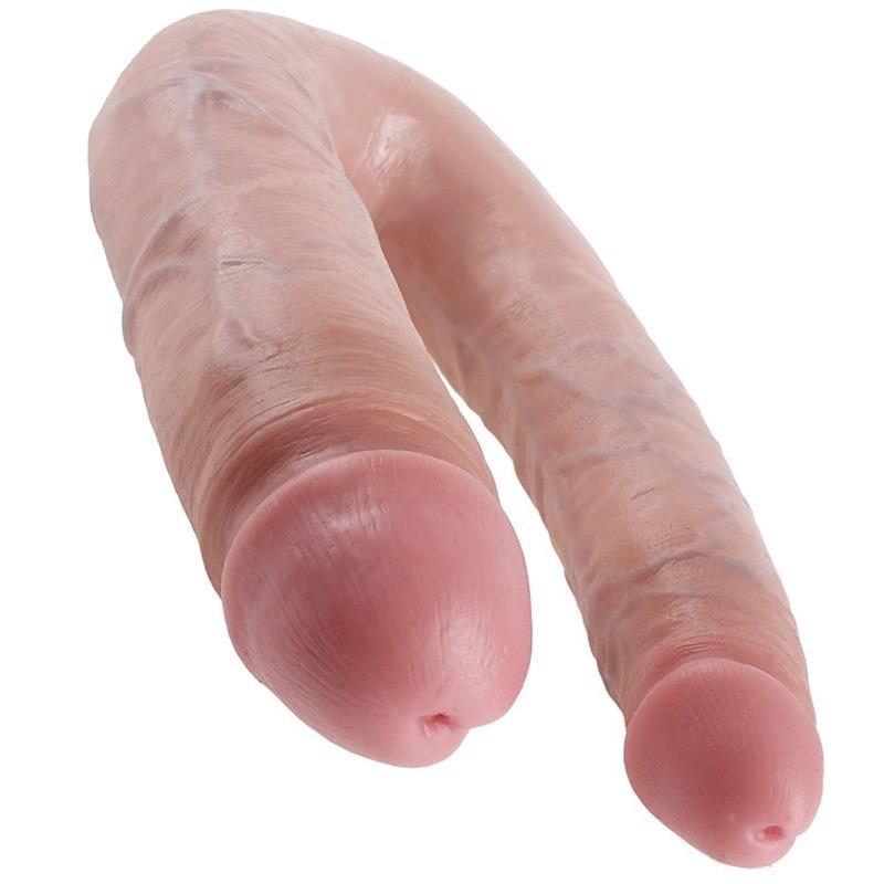 U-SHAPED LARGE DOUBLE TROUBLE FLESH 17.8 CM