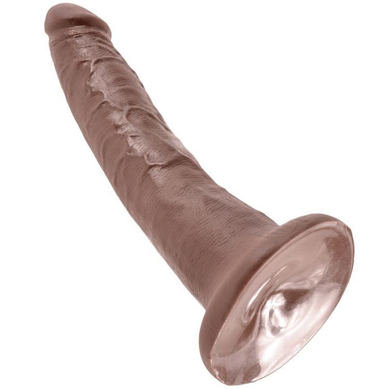 7 DILDO CHOCOLATE 17.8 CM