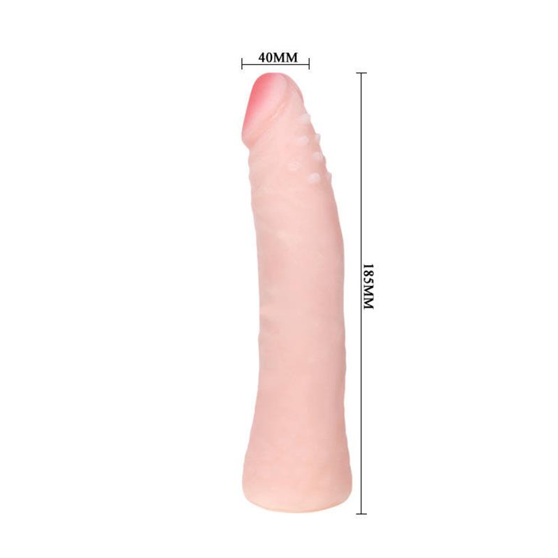 REALISTIČNI SILIKONSKI DILDO 19 CM RANDOM BOJA