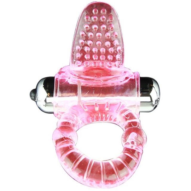 SWEET ABS 10 RHYTHMS RING PINK VIBRATOR PENIS RING