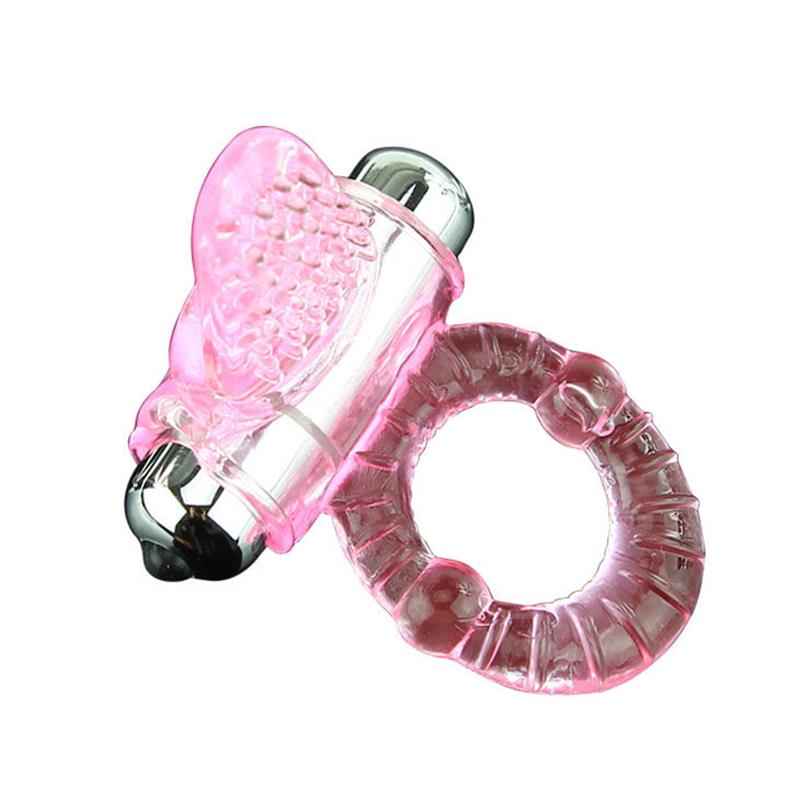 SWEET ABS 10 RHYTHMS RING PINK VIBRATOR PENIS RING