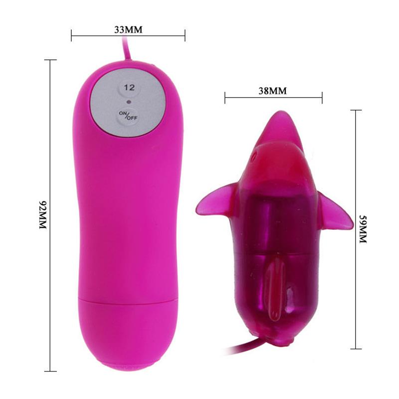 CUTE SECRET DOLFIN VIBRATOR 12V