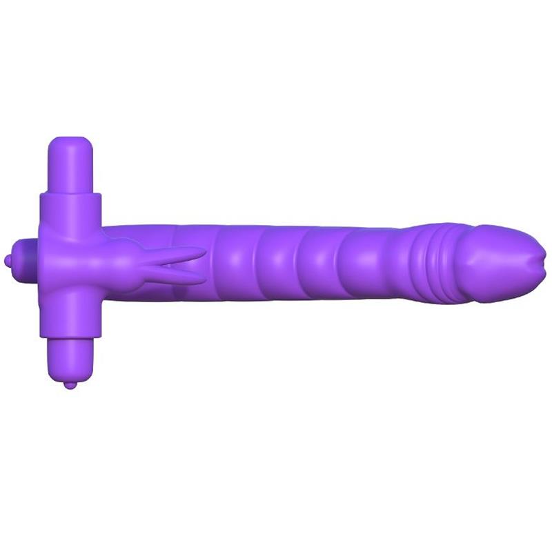 SILICONE DOUBLE VIBRATOR RABBIT