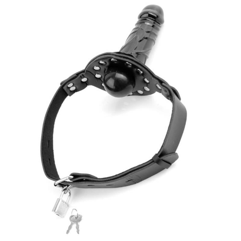 SERIES DELUXE BALL GAG WITH DILDO