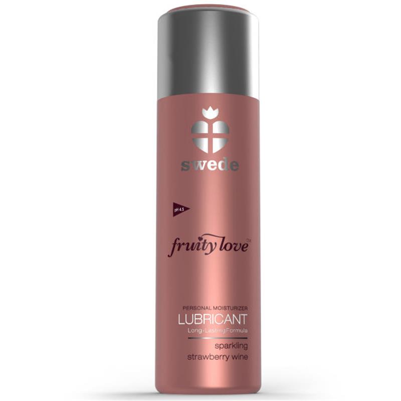 FRUITY LOVE LUBRICANT SPARKLING STRAWBERRY WINE 100 ML