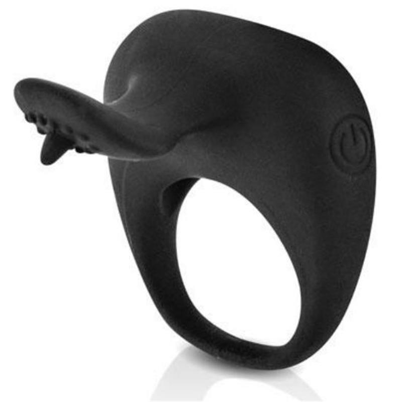 THIMBLE VIBRATOR RING BLACK