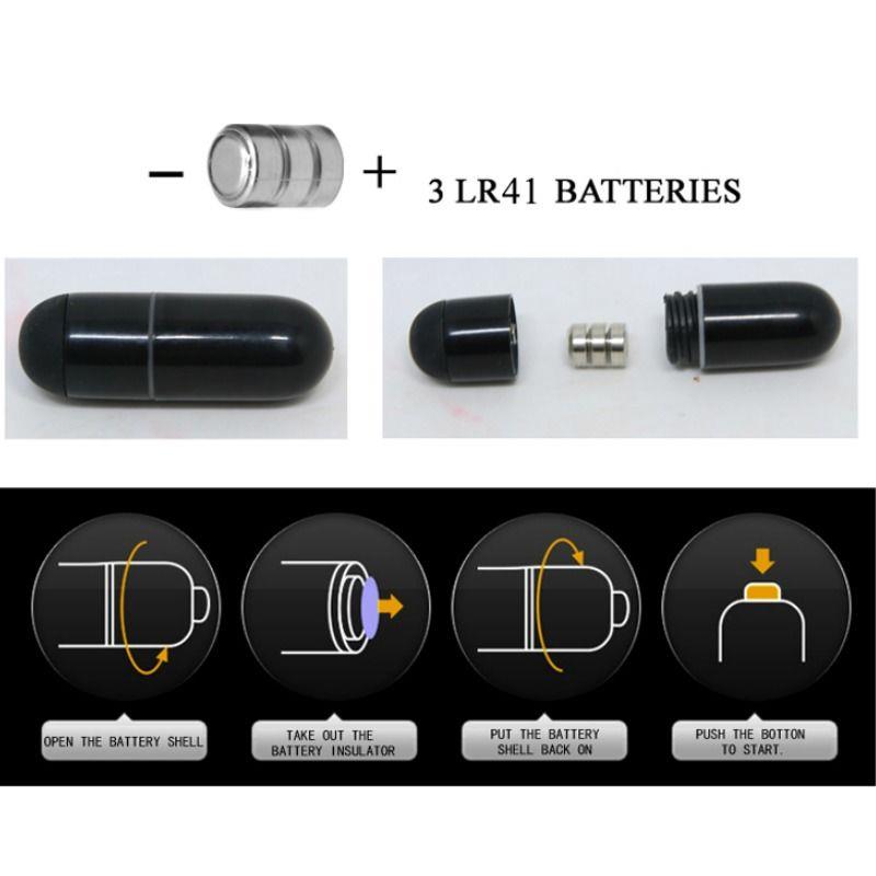 FLIRTATION STANFORD BLACK VIBRATION THIMBLE