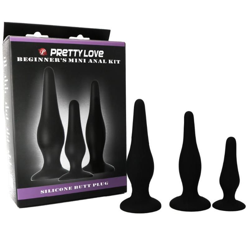 ANAL PLUGS SILICONE INITIATION KIT