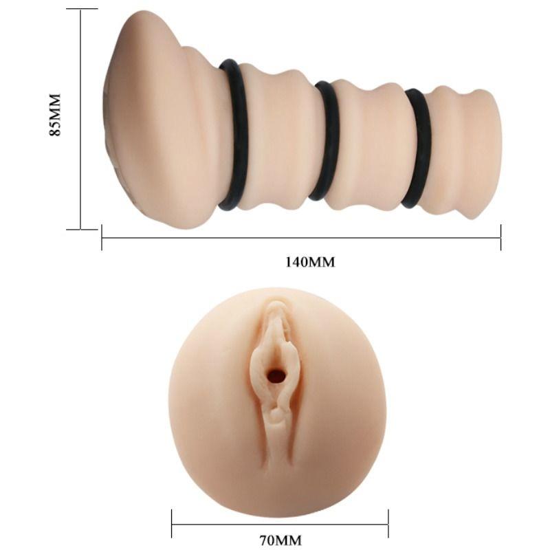MASTURBADOR WITH RINGS VAGINA MODEL 2