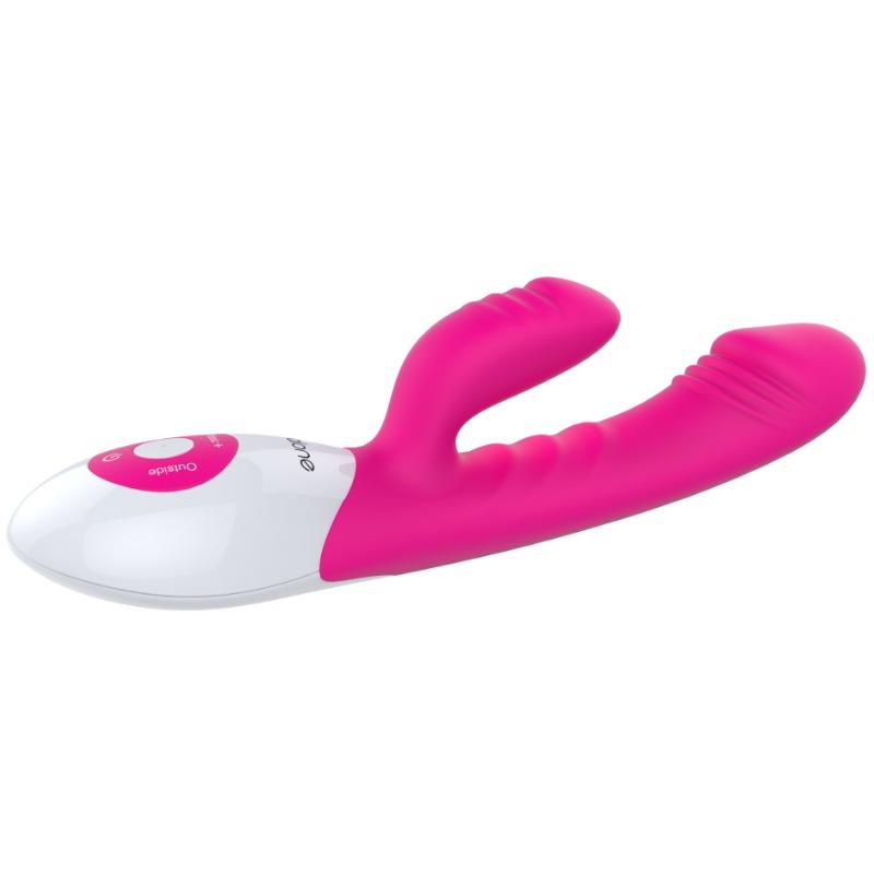 DANCER VIBRATOR WITH RABBIT AND SOUND VIBRATION