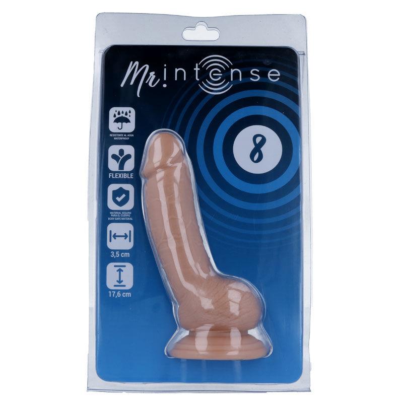 8 REALISTIC COCK 17.6 CM -O- 3.5 CM