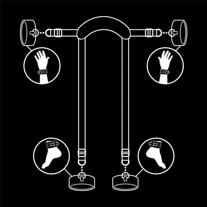 MASTER POZICIJA S 4 HANDCUFFS S NEOPRENOM