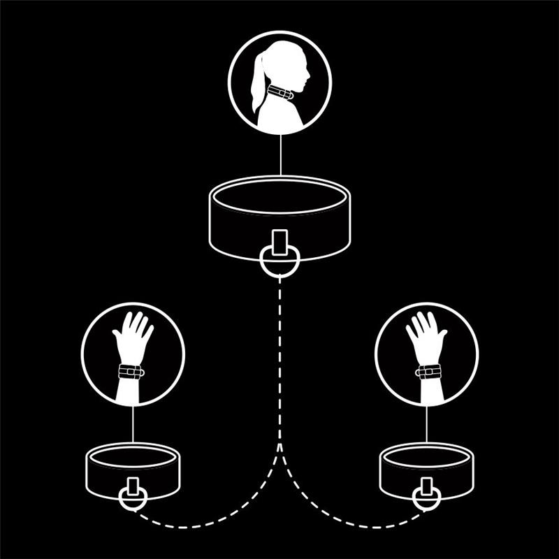 VEGANSKA USNJENA OVRATNICA IN KOVINSKE LISICE Z NEOPRENOM