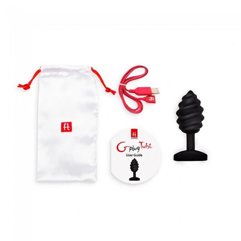 GPLUG TWIST WITH VIBRATION BLACK
