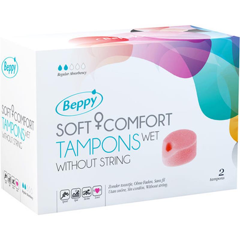 SOFT COMFORT TAMPONS WET 2UNITS
