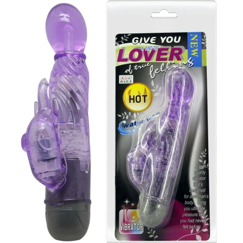 GIVE YOU A KIND OF LOVER VIBRATOR WITH LILAC RABBIT 10 MODES