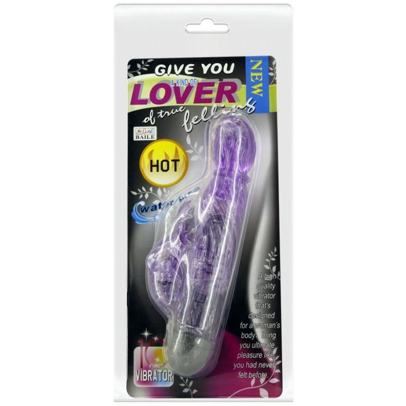 GIVE YOU A KIND OF LOVER VIBRATOR WITH LILAC RABBIT 10 MODES
