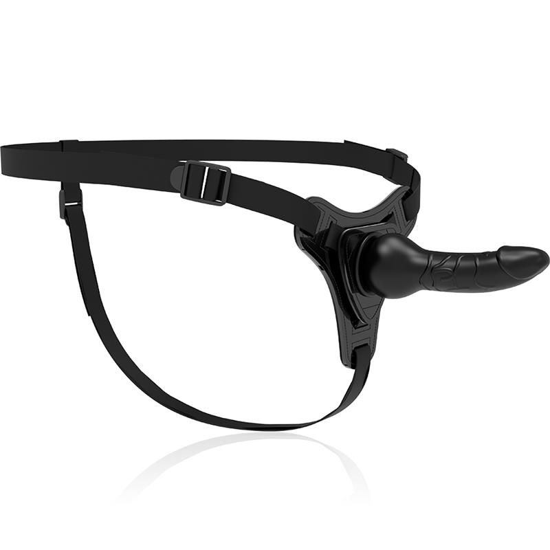 BLACK SILICONE REALISTIC 16 CM