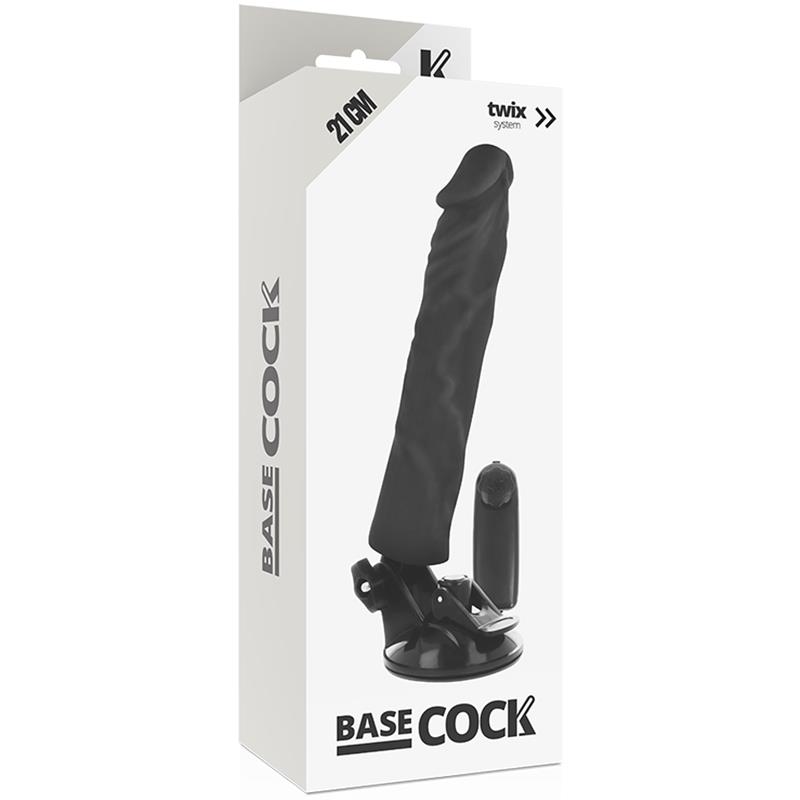 REALISTIČNI VIBRATOR NA DALJINSKO UPRAVLJANJE KOŽA 21 CM -O- 4 CM