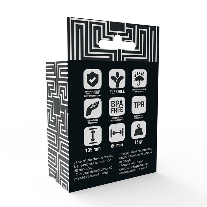 RINGS SET FOR PENIS - SMOKED