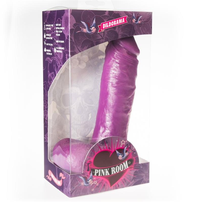 ANTON REALISTIČNI DILDO PURPLE 21.5 CM