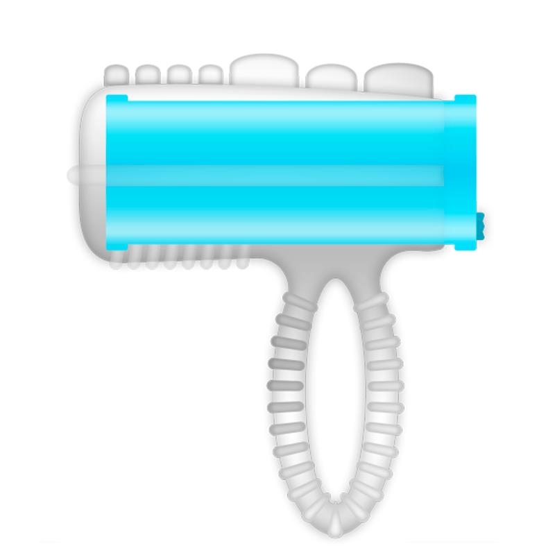 PRSTEN JEZIK VIBRIRAJUĆI PLAVI