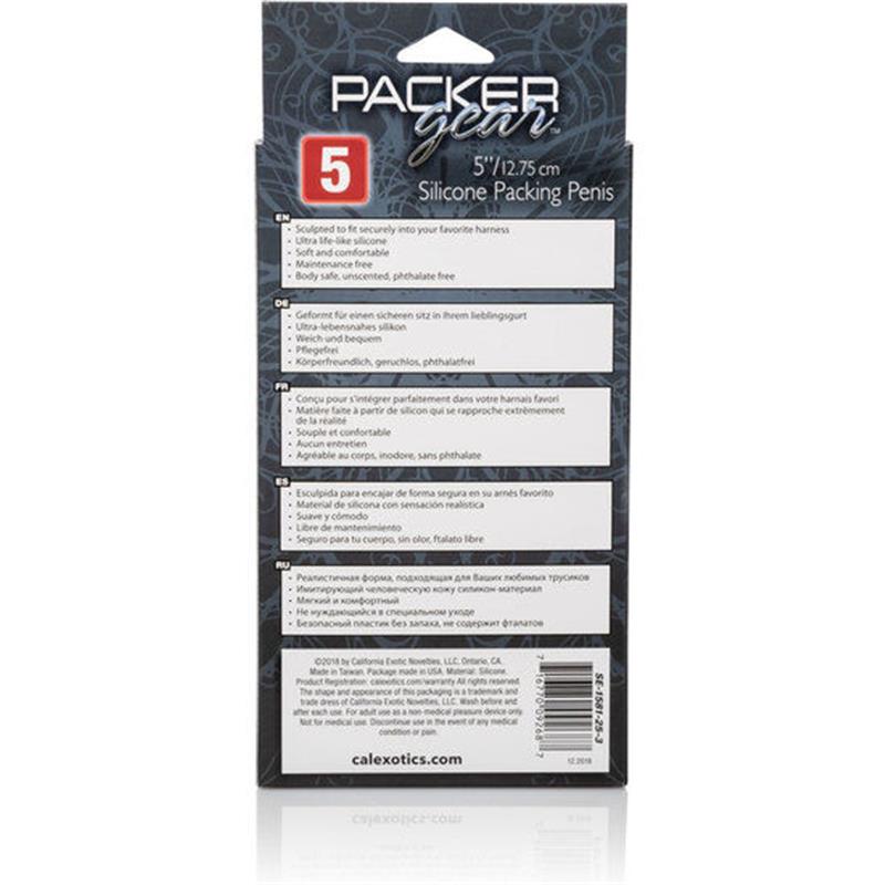 SILICONE PACKING PENIS 12.75 CM CARAMEL