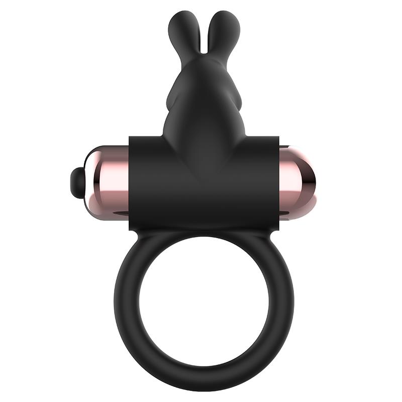 COCK RING WITH VIBRATOR BLACK/ GOLD
