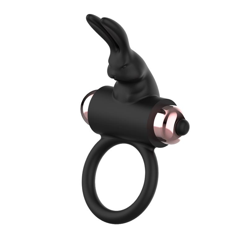 COCK RING WITH VIBRATOR BLACK/ GOLD