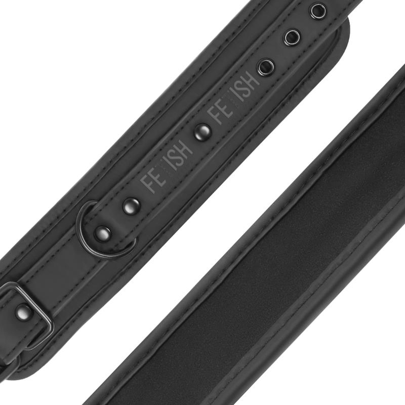 VEGANSKA USNJENA OVRATNICA IN KOVINSKE LISICE Z NEOPRENOM