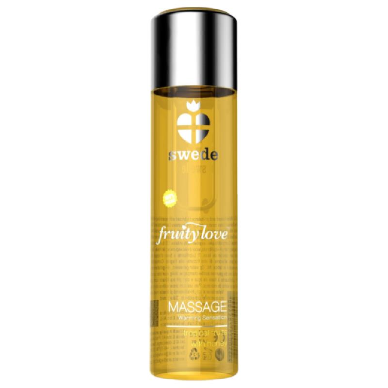 FRUITY LOVE WARMING EFFECT MASSAGE OIL TROPICAL FRUITY WITH HONEY 120 ML.