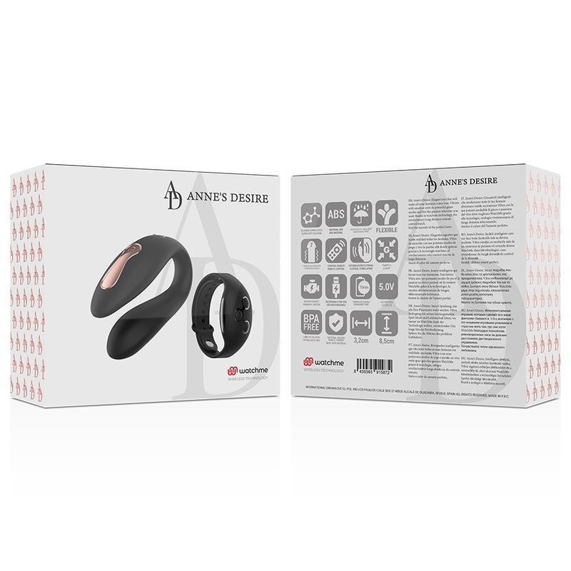 DUAL PLEASURE TECNOLOG A WATCHME BLACK