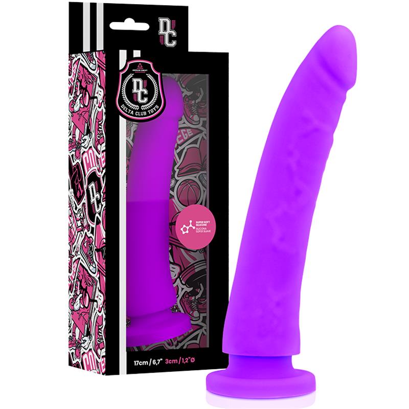 IGRAČE LILA DILDO MEDICINSKI SILIKON 17 CM -O- 3 CM