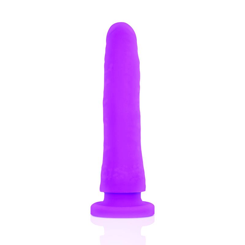 TOYS HARNESS + DONG PURPLE SILIKON 17 CM -O- 3 CM