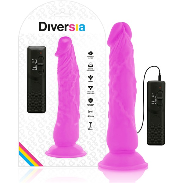 Vibrator Diversia Purple 21cm