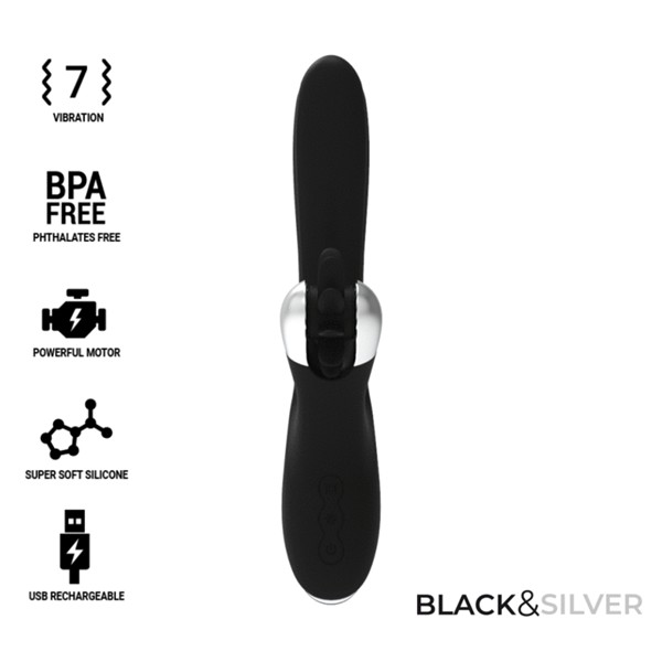 Vibrator Black&Silver Johnny