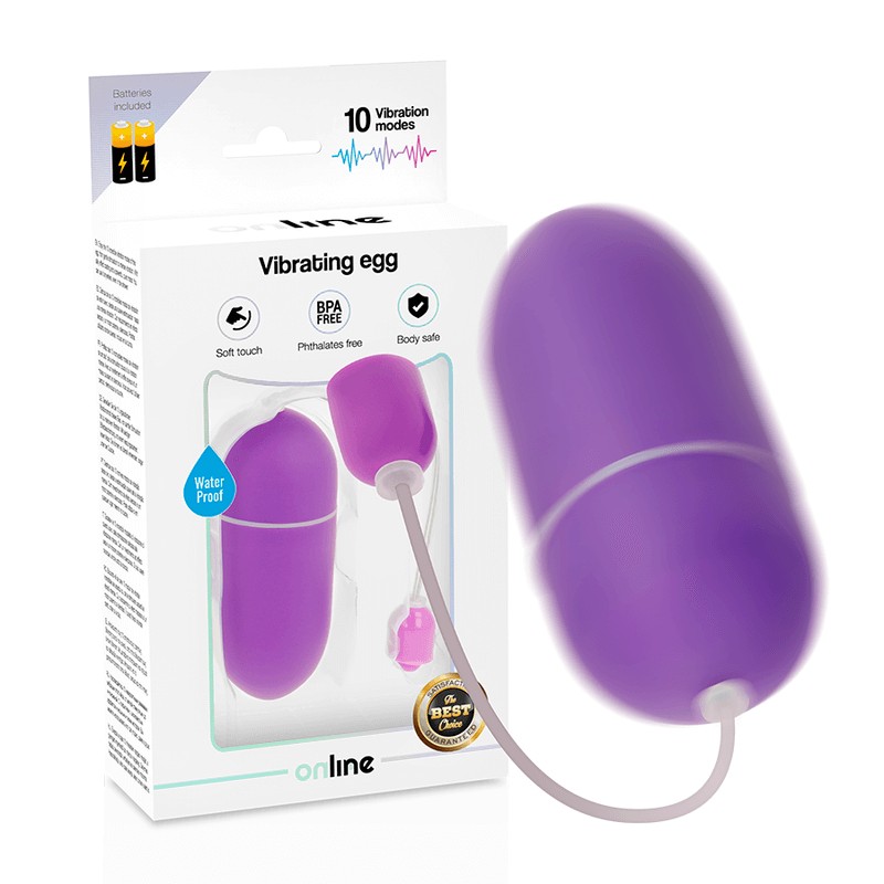 Vibrator jajček ''Purple EGG''