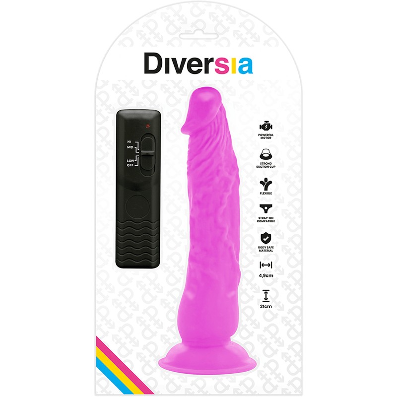 Vibrator Diversia Purple 21cm