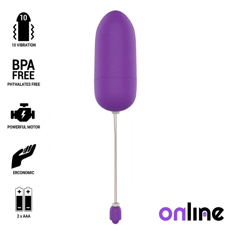Vibrator jajček ''Purple EGG''