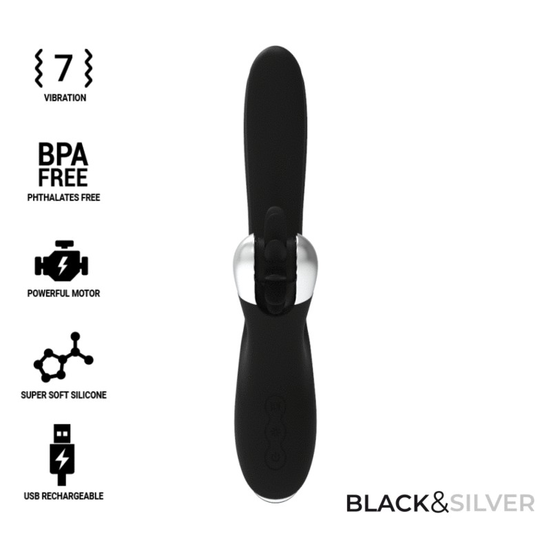 Vibrator Black&Silver Johnny